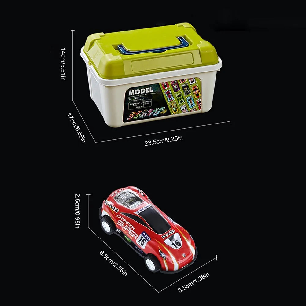 Toy Cars with Storage Box